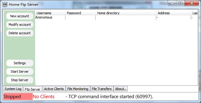 Home Ftp Server 官方版