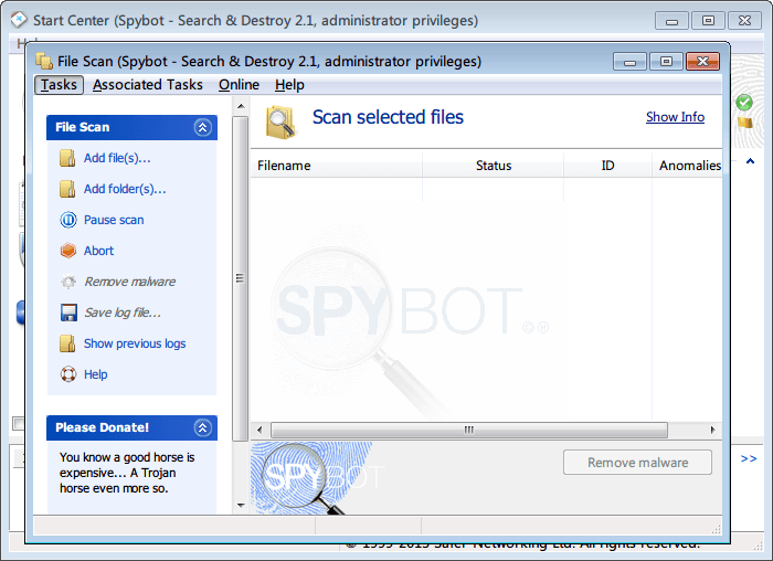 Spybot - Search & Destroy 2 官方版