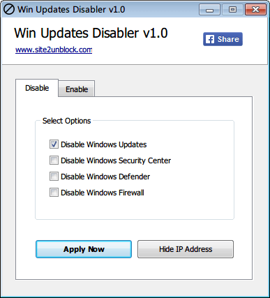 Win Updates Disabler 官方版