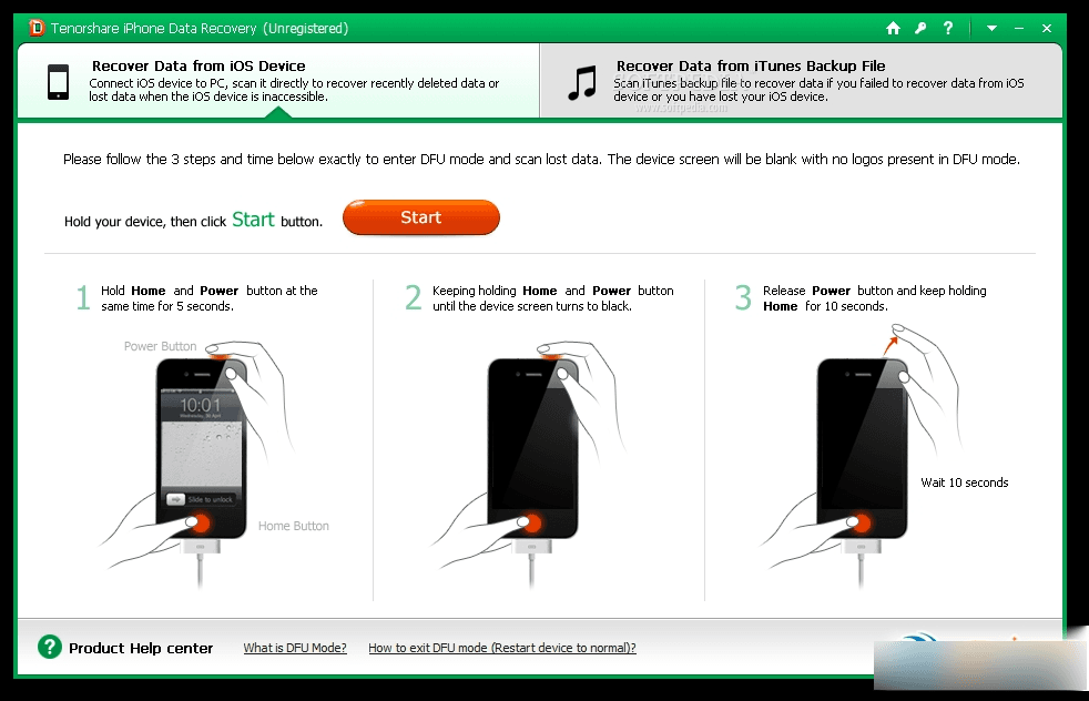 Tenorshare iPhone DataRecovery 绿色版