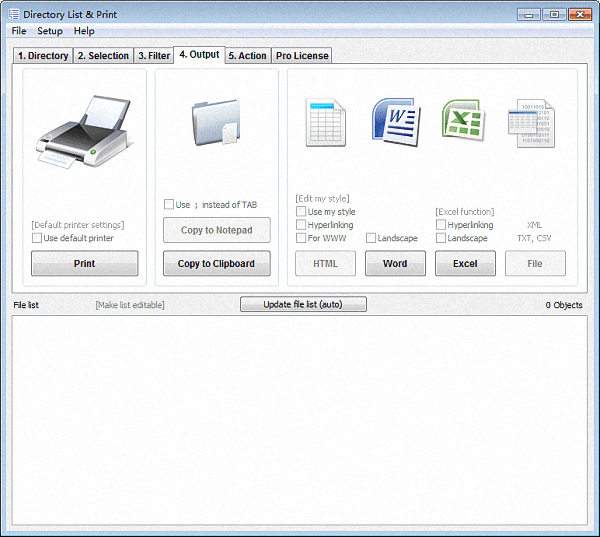 Directory List & Print 免费版