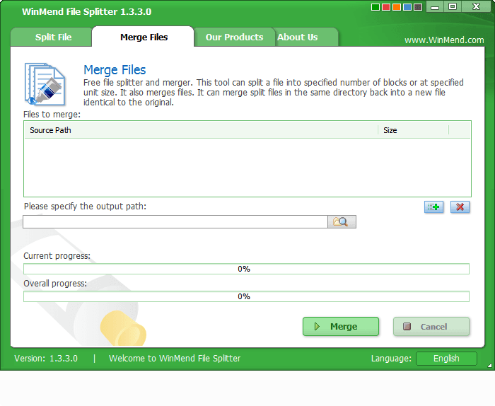 WinMend File Splitter 官方版