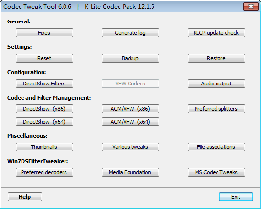 K-Lite Codec Pack 官方版