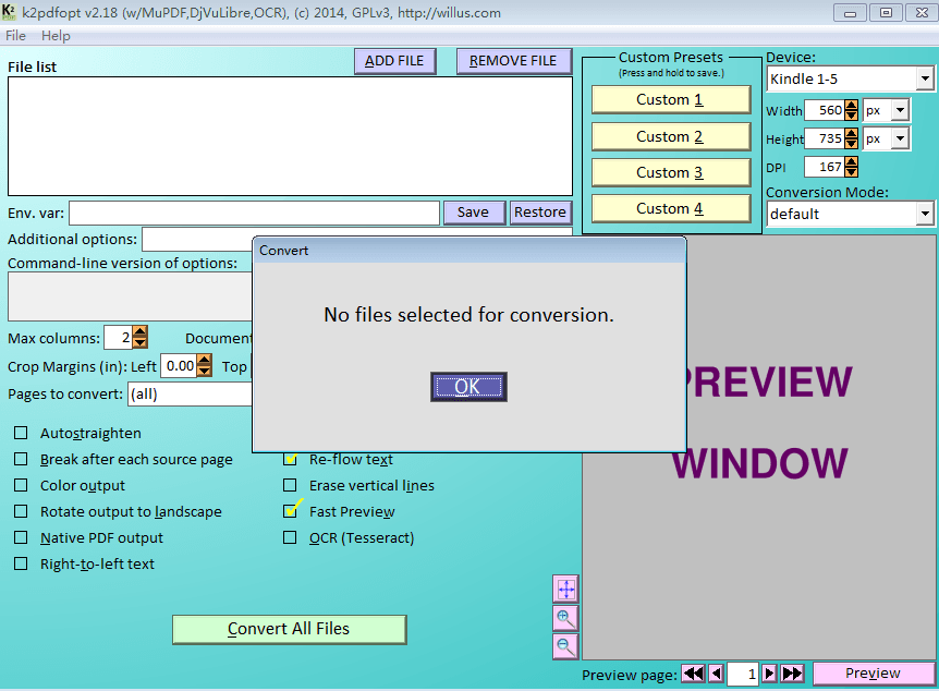 K2pdfopt 绿色版