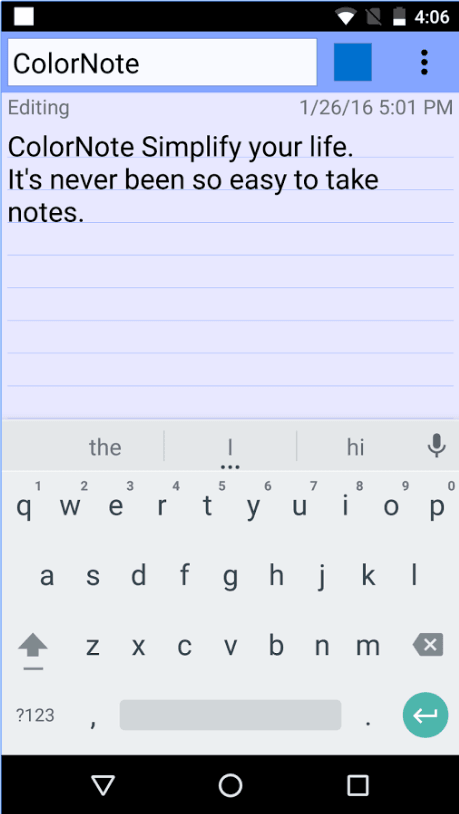 ColorNote 安卓版